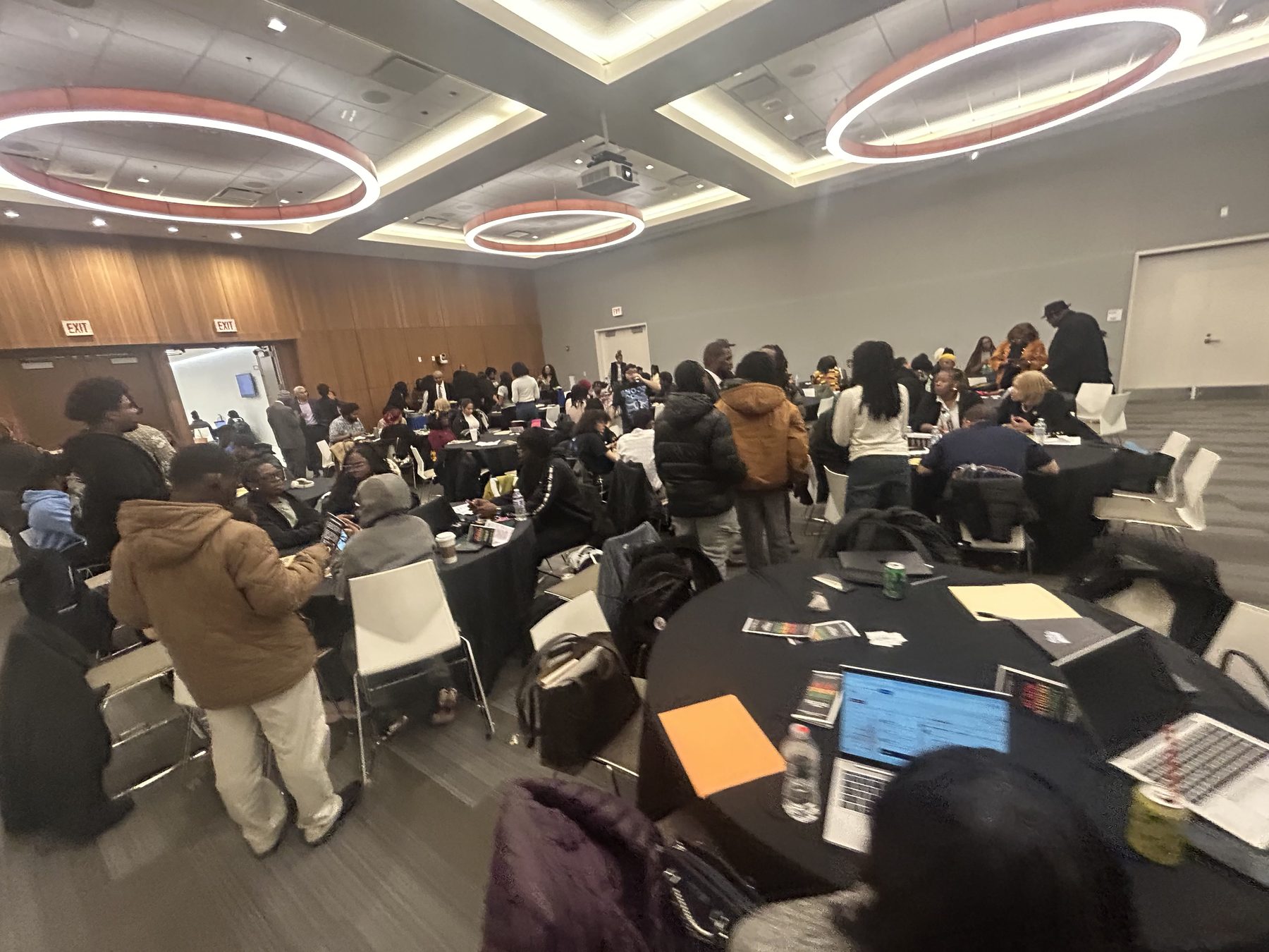 A packed room at the Black Student Summit