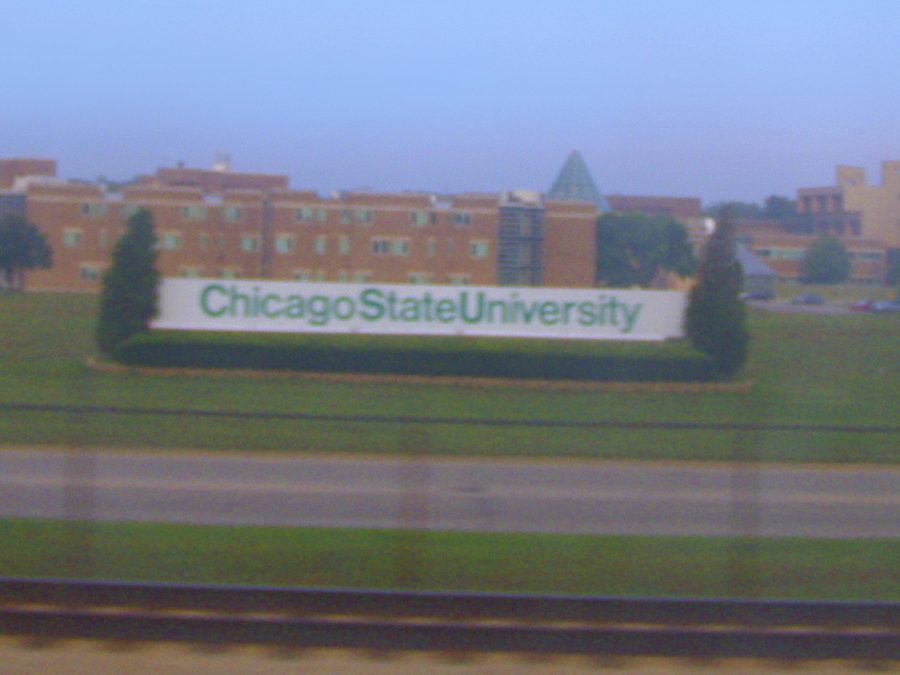 Chicago State University campus entrance