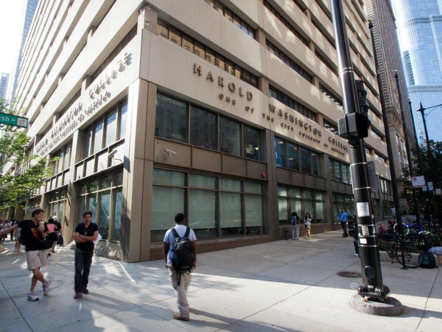 Harold Washington College building entrance